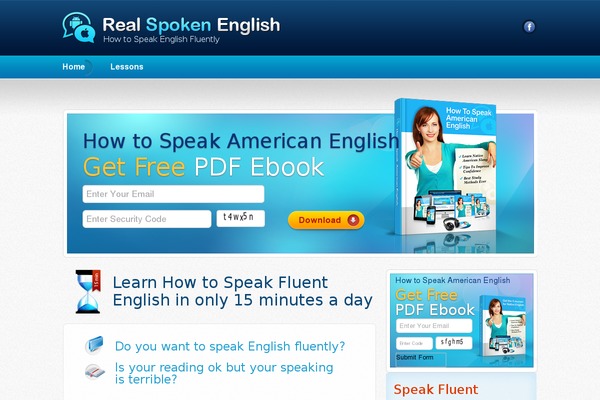 speak-fluent-english.com site used W3sols