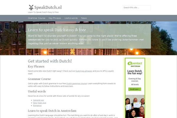 WordPress website example screenshot