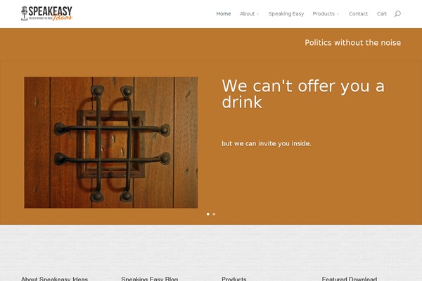 speakeasyideas.com site used Divi