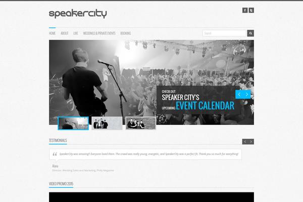 speakercityrocks.com site used Optimas