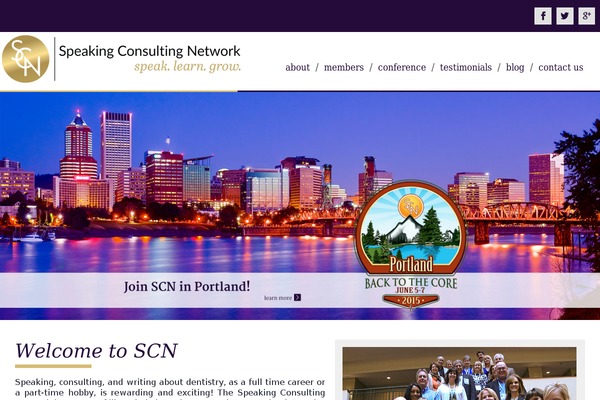 speakingconsultingnetwork.com site used Scn