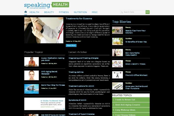 speakinghealth.com site used Speakinghealth