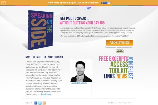 speakingontheside.com site used Speaking