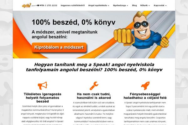 speaknyelviskola.hu site used Divi-plus