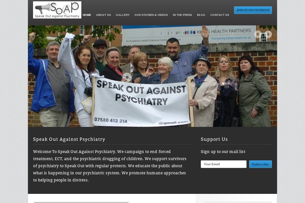 speakoutagainstpsychiatry.org site used Outreach