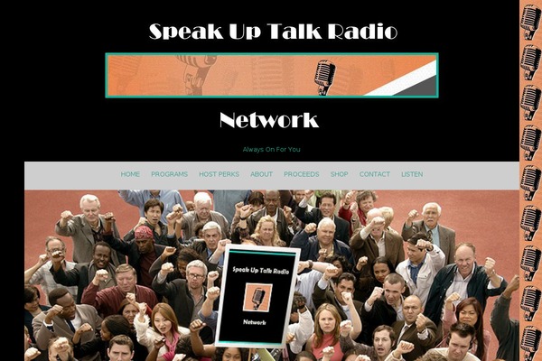speakuptalkradio.com site used Hathor Pro