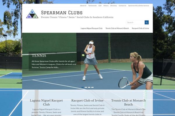 spearmanclubs.com site used Spacious Pro