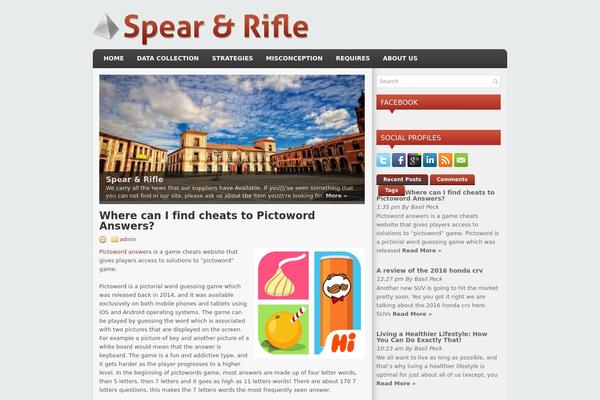 speartorifle.com site used Levels