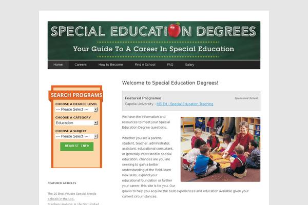 special-education-degree.net site used Edu-base-theme