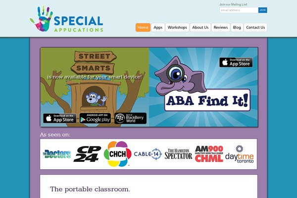 specialappucations.com site used Specapps_2012