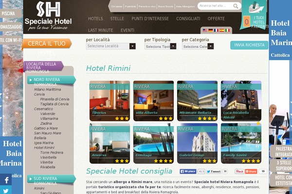 specialehotel.it site used Specialehotel