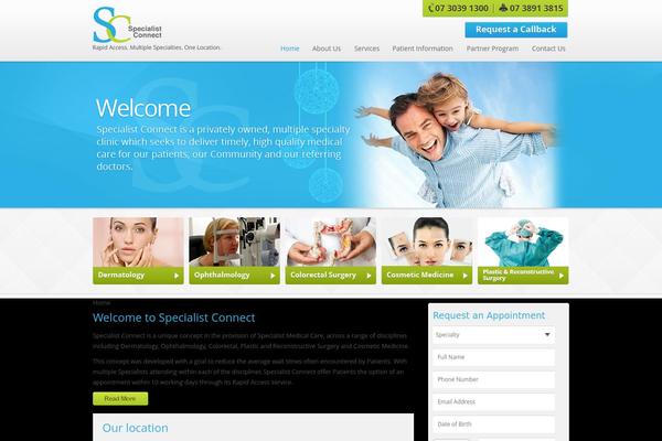 specialistconnect.com.au site used Specialist-connect