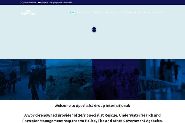 Divi theme site design template sample