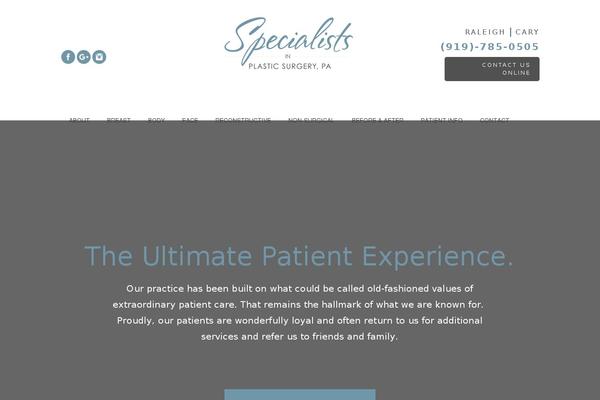 specialistsinplasticsurgery.com site used Sips
