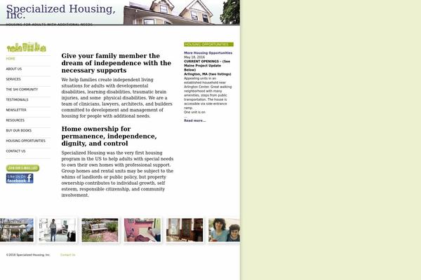 specializedhousing.org site used Shi