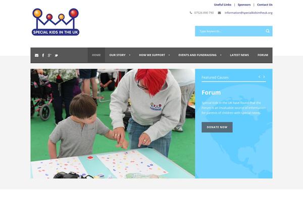 Charity Hub v1.05 theme site design template sample