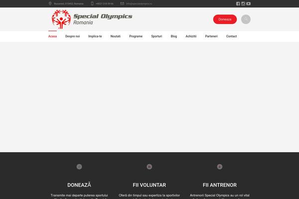 specialolympics.ro site used Special