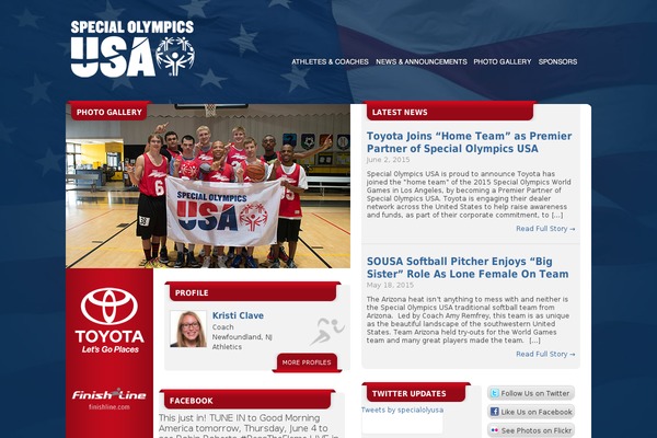 specialolympicsteamusa.org site used Team-usa