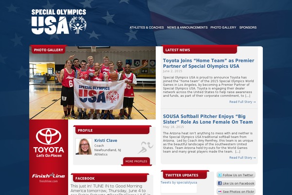 team-usa theme websites examples