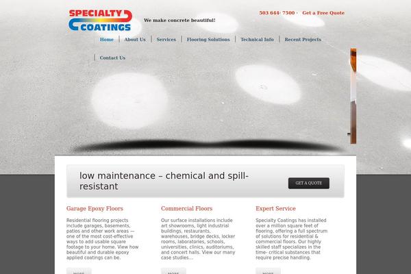 specialtycoatings.us site used Theme1661