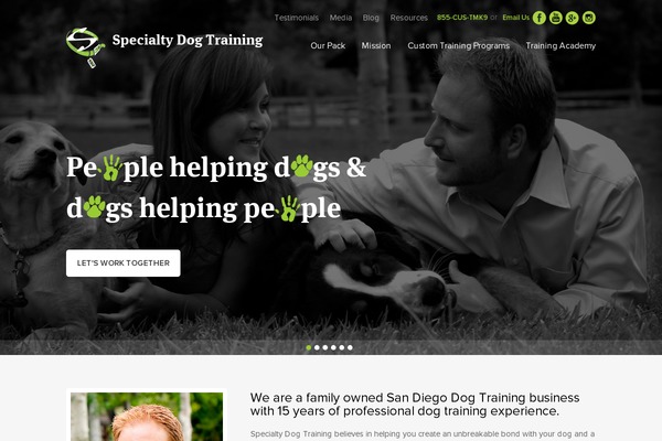 specialtydogtraining.com site used Sdt