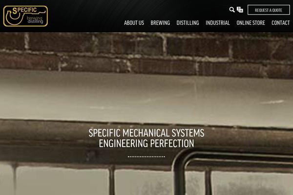 specificmechanical.com site used Honeybadger-theme