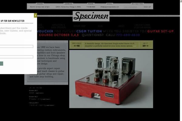 specimenproducts.com site used Specimen