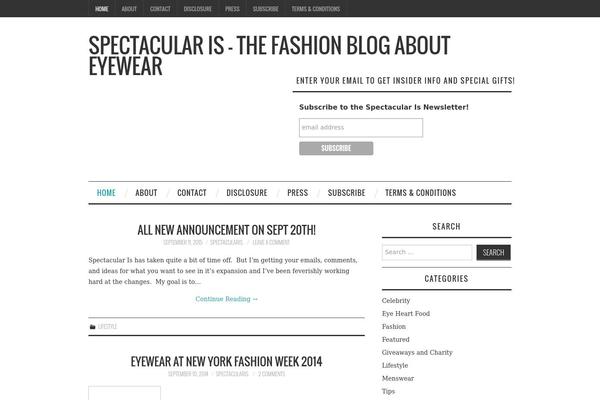 Fashionistas theme site design template sample