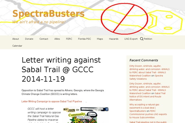 spectrabusters.org site used Hands