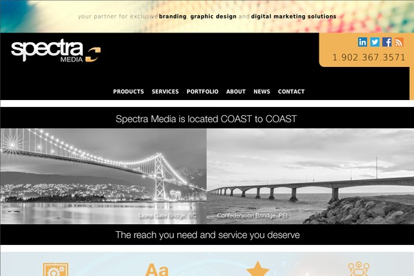 spectramedia.ca site used Spectra-elvyre