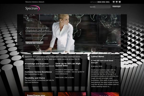 spectrum-coms.co.uk site used Spectrum-theme