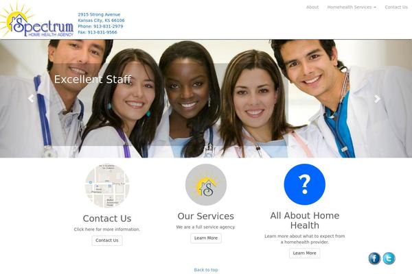 spectrumhomehealth.com site used Shh