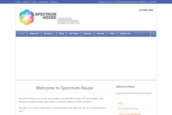 spectrumhouse.net site used Modernize v3.16