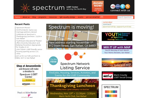 spectrumlgbtcenter.org site used Baltazar-lite