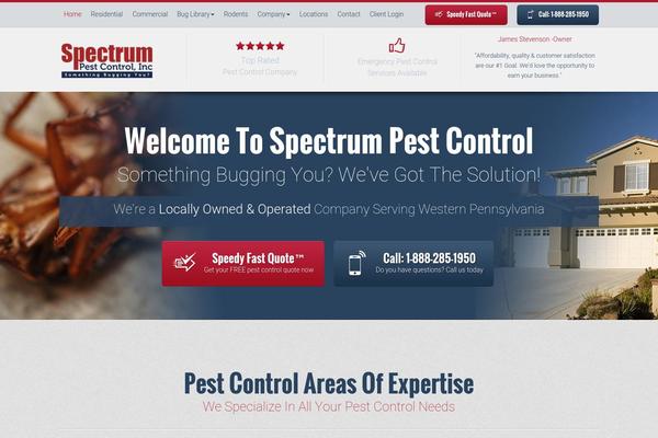 WordPress website example screenshot