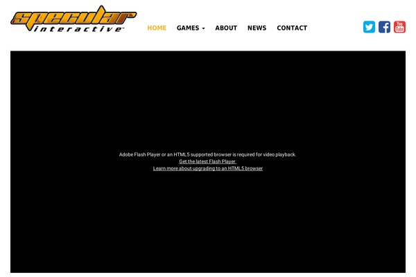 Specular theme site design template sample