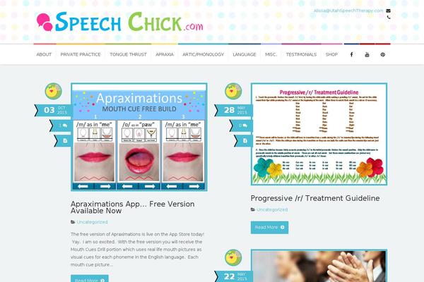 speechchick.com site used Kidslife2