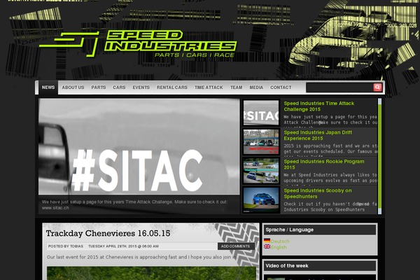 Raceclan theme site design template sample