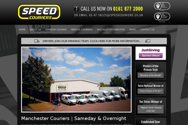 speedcouriers.co.uk site used Speedcouriers