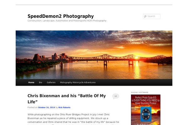 WordPress website example screenshot