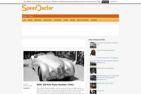 speeddoctor.net site used WP-Bold v.1.09