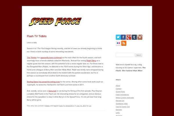 speedforce.org site used Speedforce-2012