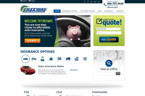 speedlaneinsurance.com site used Freeway