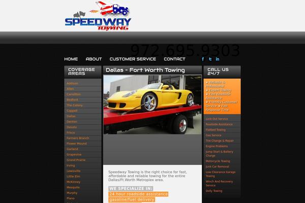 speedwaytowingdallas.com site used Speedway