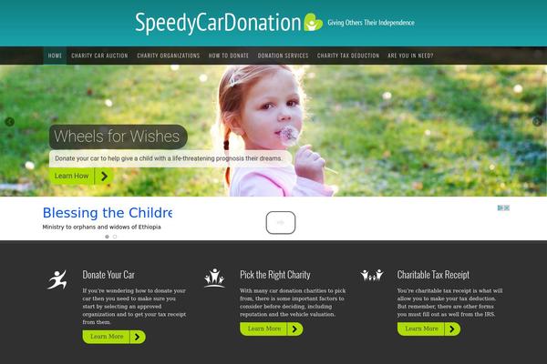 speedycardonation.com site used Hope-charity-theme