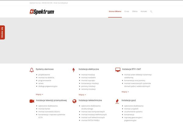 spek.pl site used Spektrum