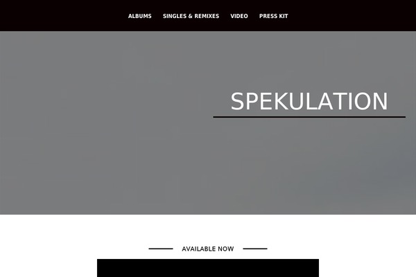spekulationmusic.com site used Musichall-v1.2