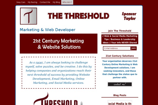 spencer-taylor.com site used Divi-threshold-child