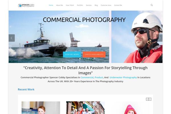 Salient theme site design template sample