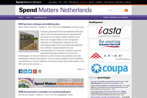 spendmatters.nl site used Smn